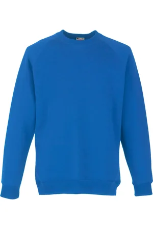 Fruit Of The Loom Kinderen Unisex Raglan mouwen Sweatshirt (Royaal )