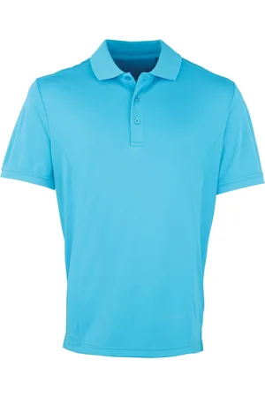 Premier Heren Coolchecker Pique korte mouw Polo T-Shirt