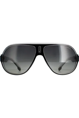 Carrera Aviator unisex wit grijze gradiënt gepolariseerde speedway/n