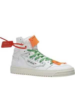 OFF-WHITE Gebroken witte Off Court 3.0 witte hoge leren sneakers