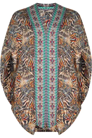 INOA Golden Eagle Multicoloured Short Kimono