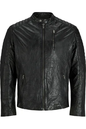 JACK & JONES Jas zomer Richard Leather Jacket