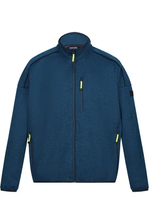 Regatta Heren Kassam Marl Full Zip Fleecejack (Marokkaans /Navy Marl)