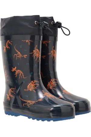 Mountain Warehouse Kinderen/Kinderen Dinosaurus Skelet-Wellington Laarzen (Teal)