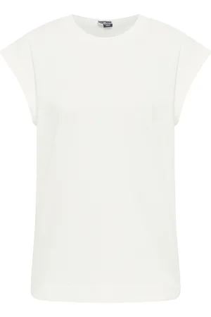 Dreimaster Mouwloos sweatshirt Dames wolwit