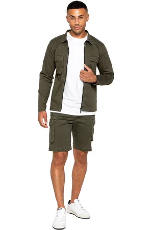 Enzo | Cargo trainingspak voor heren met shorts