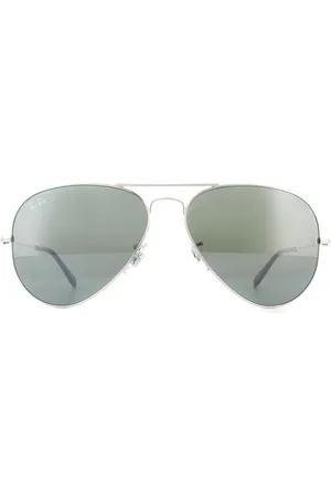 Ray-Ban Zonnebril Aviator 3025 W3277 Zilvergrijze Spiegel
