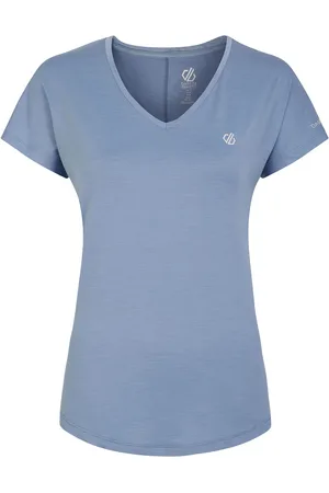 Dare 2B Dames/Dames Vigilant Actief T-Shirt (Regenachtig Blauw)