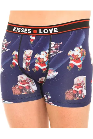 Kisses and Love Herenboxer van ademende stof Model KL10003