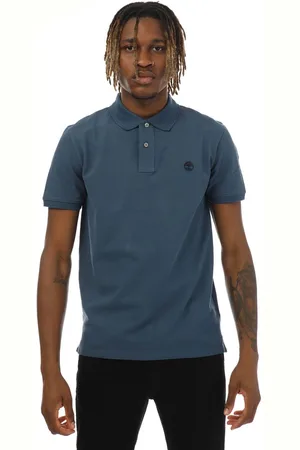 Timberland Heren Millers River Pique Poloshirt in Denim