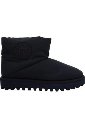 Dolce & Gabbana Prachtige Nylon Halfhoge Laarzen