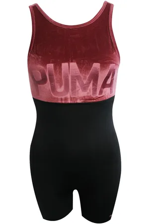 PUMA Active Training Dames Velvet Unitard DryCell OnePiece Zwart 516565 02 RW43