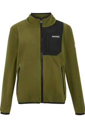 Regatta Kinder/Kids Frankie Full Zip Fleecejack (Nefrietgroen)