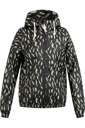 Schmuddelwedda Regenjas bridgeport Dames zwart/beige
