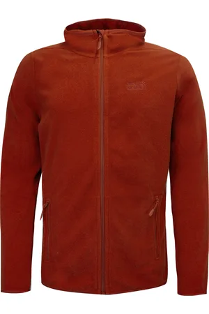 Jack Wolfskin Arco Heren Bruin Track Jacket