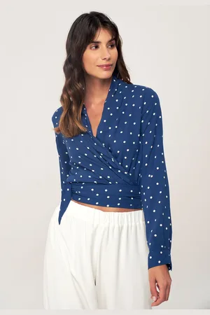 HERITA Blouse met Stippen