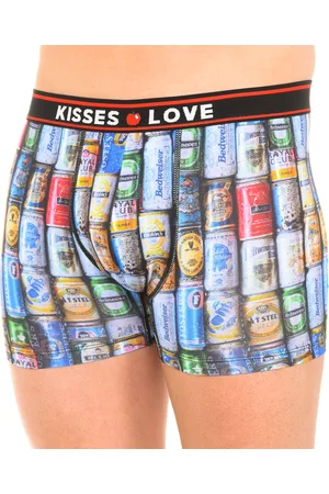 Kisses and Love Herenboxer van ademende stof Model Latas KL10004