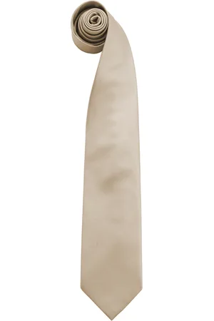 Premier Heren "Kleuren" Gewone mode / Business Tie (Pakket van 2) (Khaki)