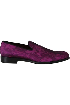Dolce & Gabbana Prachtige Jacquard Loafers Voor Formele Gelegenheden