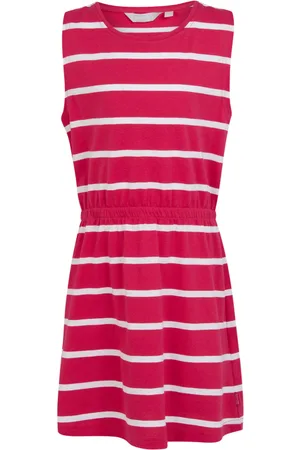 Regatta Meisjes Beylina Stripe Jurk ( toverdrank/wit)