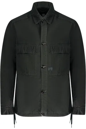 G-Star G-Star Raw 2 Flap PKT Relaxed Raven Jacket