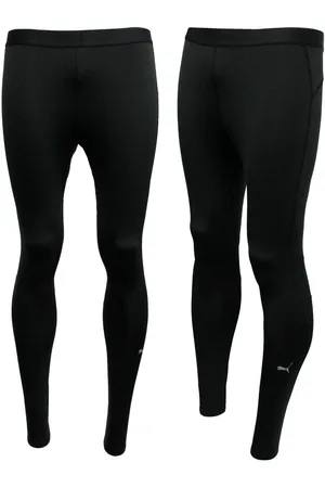PUMA Bodywear Core Heren Lange Strakke Warme Zwarte Fitness Legging 511608 03 A3D