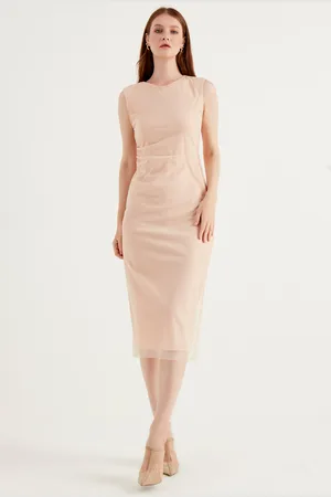 HERITA Midi Jurk met Regular Fit
