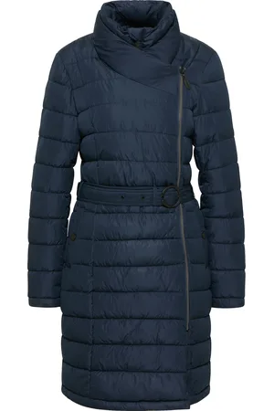 Dreimaster Winterjas met vulling Dames nachtblauw