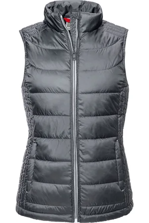 Russell Athletic Russell Dames/Dames Nano Gewatteerde Bodywarmer (IJzergrijs)