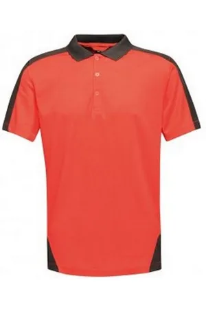Regatta Contrast Coolweave Pique Polo Shirt (Klassiek /zwart)