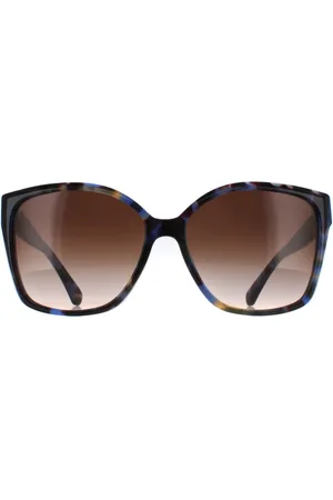 Michael Kors MK2201 Malia 395213 helderblauw schildpad gradiënt zonnebril