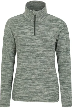 Mountain Warehouse Dames/dames Snowdon Gemêleerd Fleece Top (Khaki)