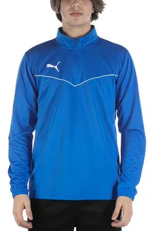 PUMA Teamrise Sweatshirt 1/4 Rits Blauw