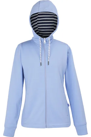 Regatta Dames/Dames Bayletta Gestreepte Voering Full Zip Hoodie (Hortensia Blauw)
