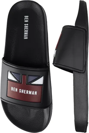 Ben Sherman Union Heren Zwarte Sliders