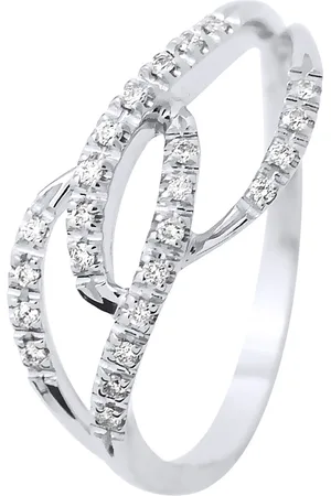 Diadema Diamond Ring 0.12 Cts White Gold Jewelry