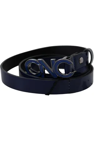 Costume National Lederen Logo Skinny Fashion Riem