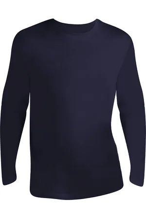 Sols Heren Monarch T-Shirt met lange mouwen (Marine)