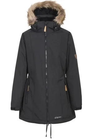 Trespass Dames Celebrity Geïsoleerd Extra Lange Parka Jas