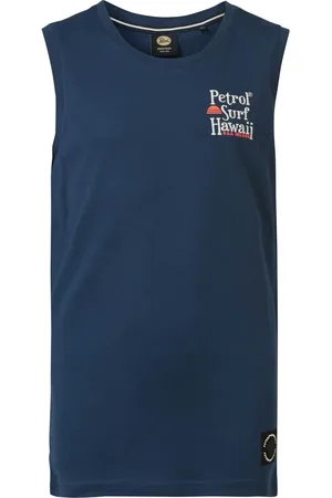 Petrol Industries Jongens Logo Singlet Wanderlust