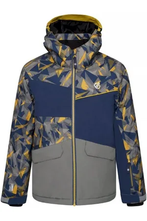 Dare 2B Kinder/Kinder Glee II Geometrische Ski jas (Mosgeel/Agoudgroen)