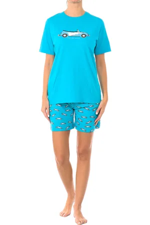 Kisses and Love Zomerse pyjama KL40000 met korte mouwen voor dames