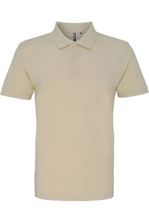 Asquith Heren Poloshirt met korte mouwen (Natuurlijk)