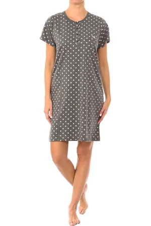 Kisses and Love Vrouwen zomer nachtjapon met korte mouwen KL45000