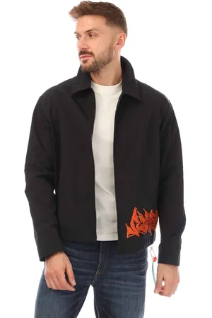 OFF-WHITE Off White Neen Harrington herenjack in -oranje