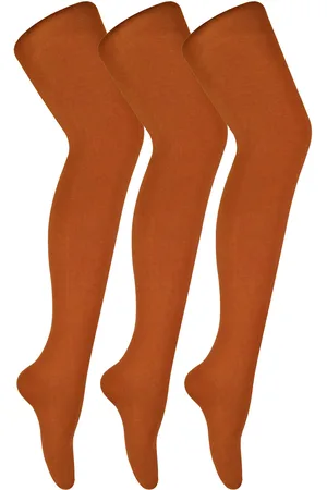 Sock Snob 3 paar dames gekleurde ondoorzichtige 80 denier panty