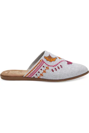 TOMS Chambray Jutti Mule Dames Slippers