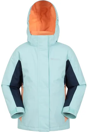 Mountain Warehouse Honing ski-jas voor kinderen (Licht Teal)