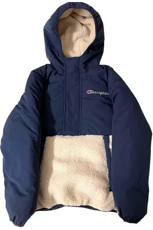 Champion Half Zip Blue Hooded Jacket