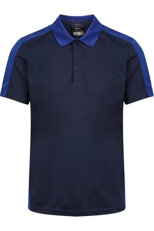 Regatta Contrast Coolweave Pique Polo Shirt (Marine/Nieuw Koninklijk)